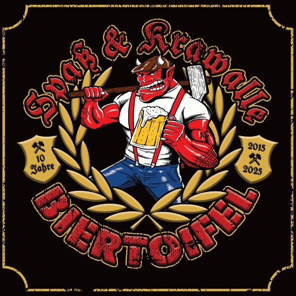 Biertoifel - Spaß & Krawalle LP (White with Gold Splatter Vinyl)
